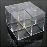 Plastic Display/Dice Box - Medium Tall Set 4 Boxes