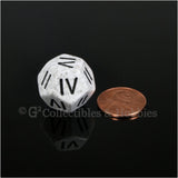 12 Sided Roman Numeral D4 Pair - Arctic Camo