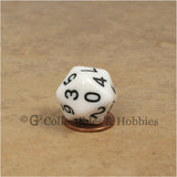 D10 (20 Sided) 0-9 Twice RPG Dice Set 3pc - Blue, Black, White