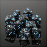D10 Speckled Blue Star with Blue Numbers 10pc Dice Set