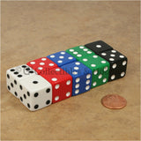 D6 19mm Opaque 10pc Dice Set - 5 Colors