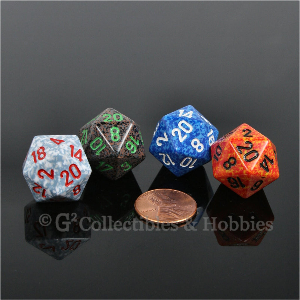 D20 RPG Dice Set : Elemental 4pc