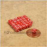 D6 5mm Deluxe Rounded Edge 30pc MINI Dice Set - Opaque Red