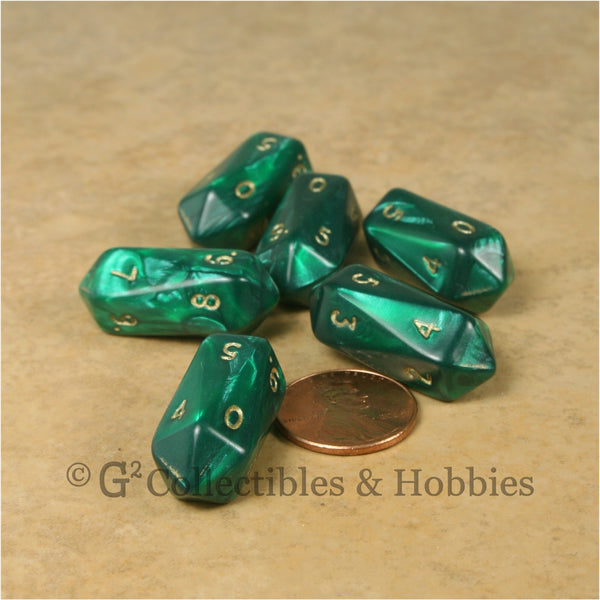 D4 Crystal Pearl Dice 6pc Set - 6 Colors – G2 Collectibles & Hobbies