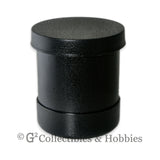 Dice Cup: Black Plastic with Twist Off Lid