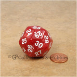D30 Pearlized Red with White Numbers