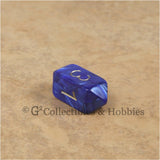 D4 Crystal Pearl Blue Die with Gold Numbers
