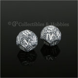 12 Sided Roman Numeral D4 Pair - Granite