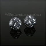 12 Sided Roman Numeral D4 Pair - Urban Camo
