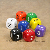 D3 (6 Sided) RPG Dice Set 8pc - 8 Colors (A)
