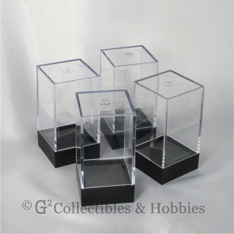 Plastic Display/Dice Box - Medium Tall Set 4 Boxes