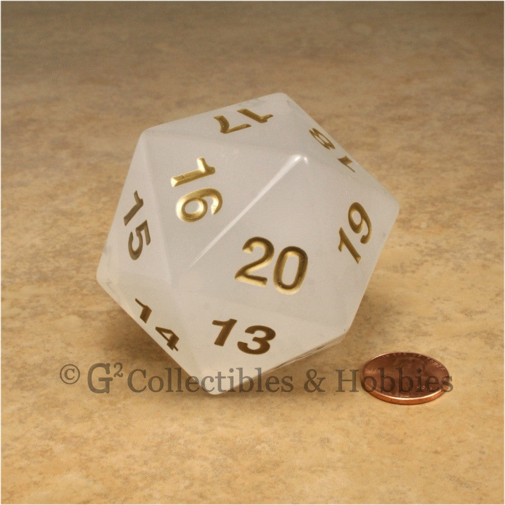 D20 Giant 55mm Pearl White