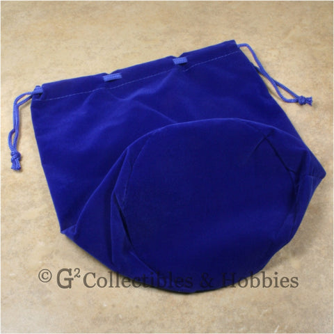 Dice Bag: Extra Large Blue Velveteen