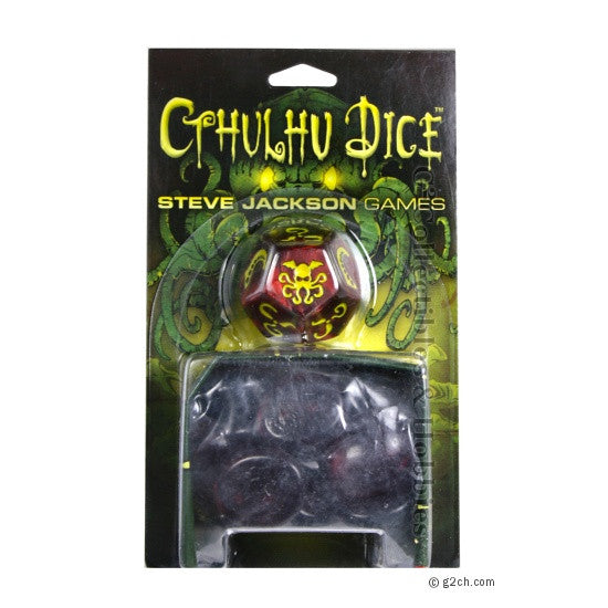 Cthulhu Dice Game - Red / Yellow