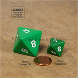 D8 Jumbo 25mm Opaque Green
