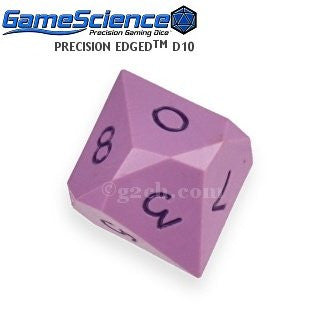 D10 Opaque Purple Gamescience Precision Die