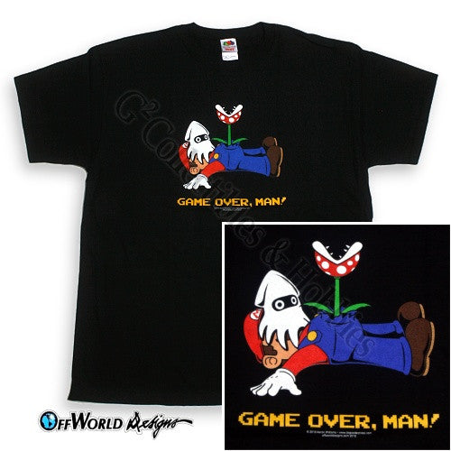 2XL Game Over Man T-Shirt